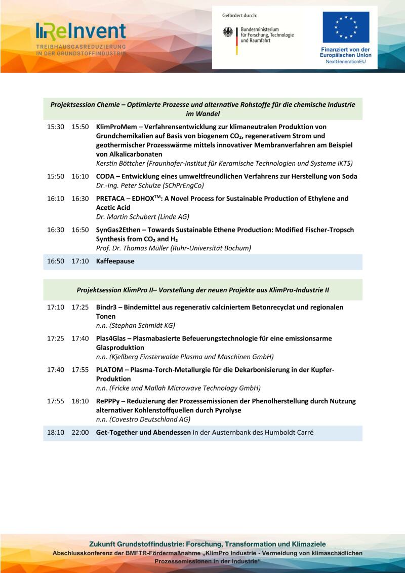 KlimPro_Industrie_Abschlusskonferenz_Agenda_V4_02 KlimPro_Industrie_Abschlusskonferenz_Agenda_V4_02