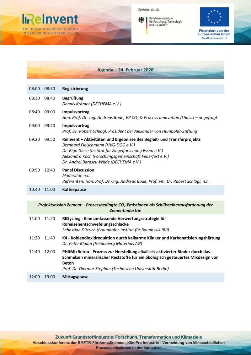 KlimPro_Industrie_Abschlusskonferenz_Agenda_V4_03 KlimPro_Industrie_Abschlusskonferenz_Agenda_V4_03
