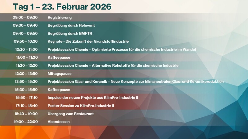 Agenda V1 Tag 1 Visual bold