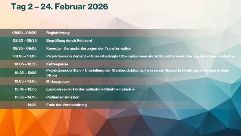 Agenda V1 Tag 2 Visual bold